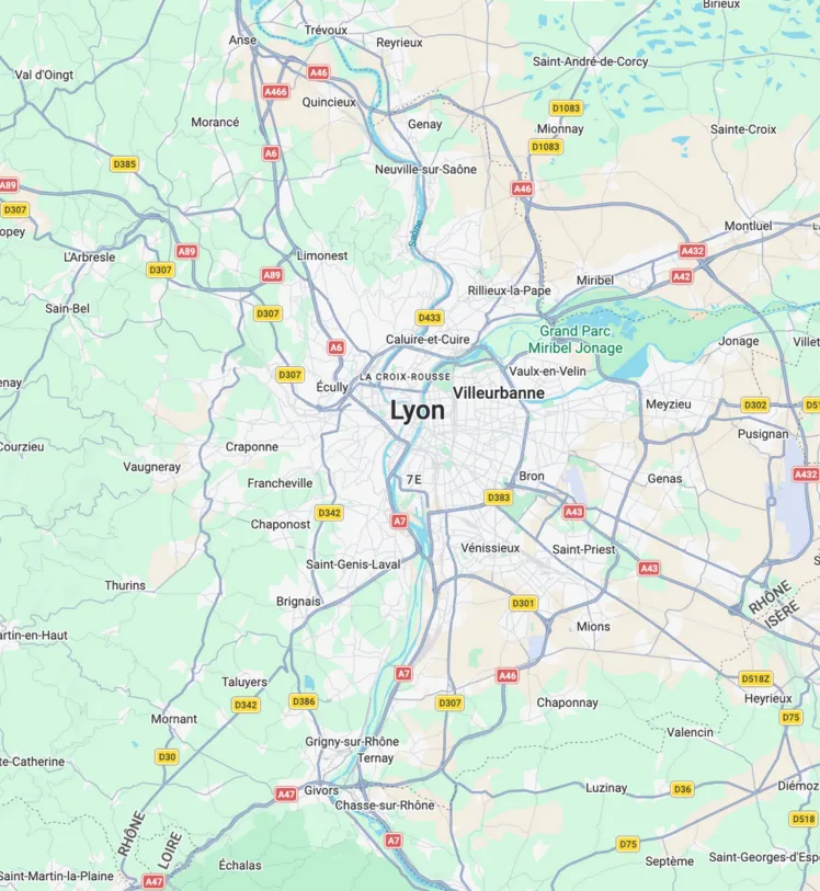 Zone Intervention LATOUDUDEM Lyon