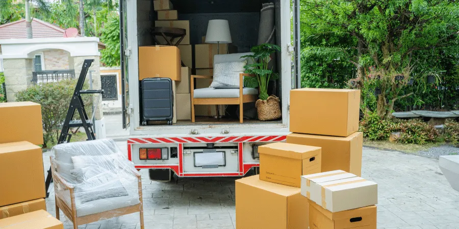 camion de déménagement