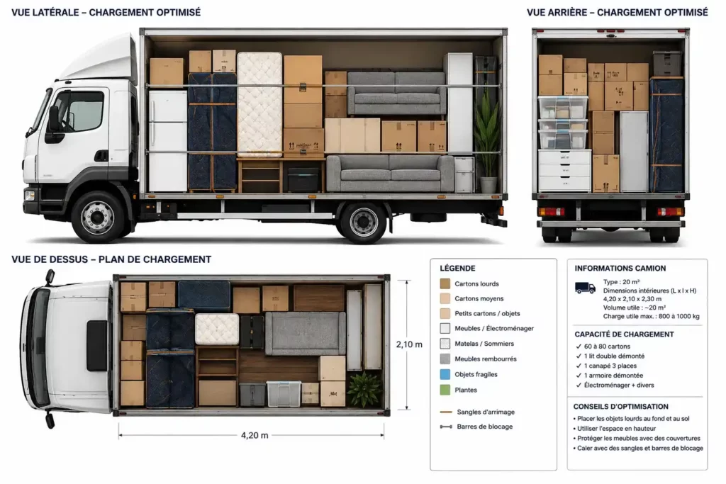 chargement camion demenagement schema 11zon